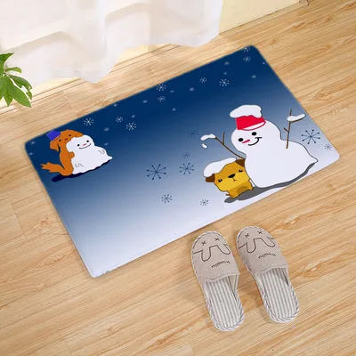 Flannel Christmas entry mat D - Shop at LoveMi
