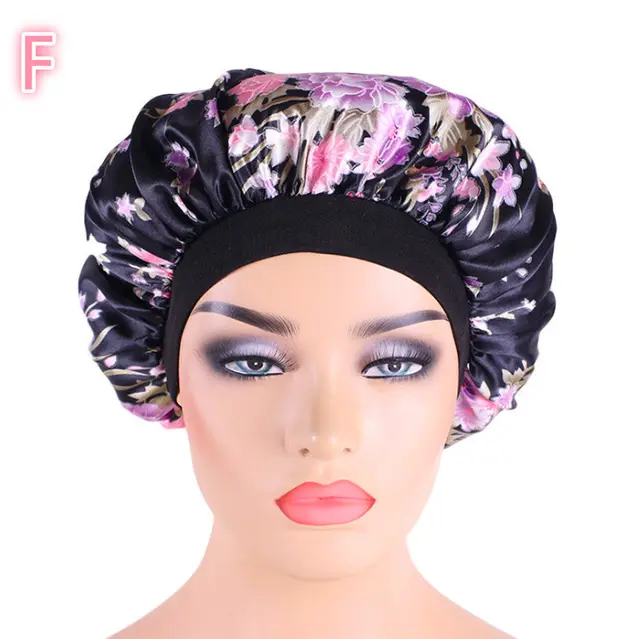 Beauty print Satin silk Bonnet sleep night cap - Shop at LoveMi