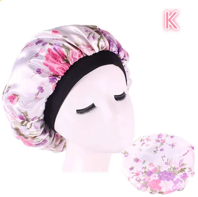 Beauty print Satin silk Bonnet sleep night cap K - Shop at LoveMi