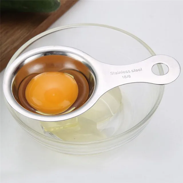 Stainless steel egg separator Silver - Shop at LoveMi
