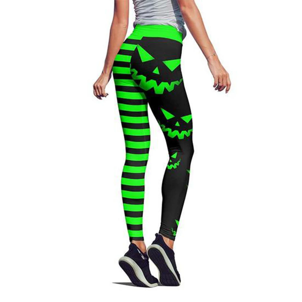 Digital print leggings - Green