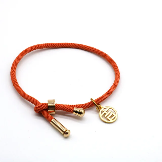 Korean version of 3d hard gold pendant Milan rope Tag Red - Shop at LoveMi