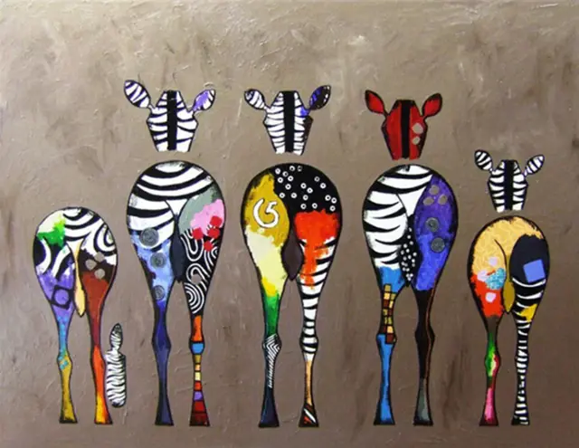 Framed Picture DIY Oil Painting By Numbers Painting & Calligraphy Beautiful Animals Modern Picture Home Decor 40x50cm No Frame - Shop at LoveMi