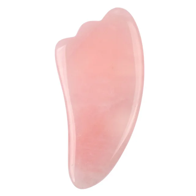 Whole Massage Gua Sha Tools Natural Rose Quartz Massage Stone Plum - Shop at LoveMi
