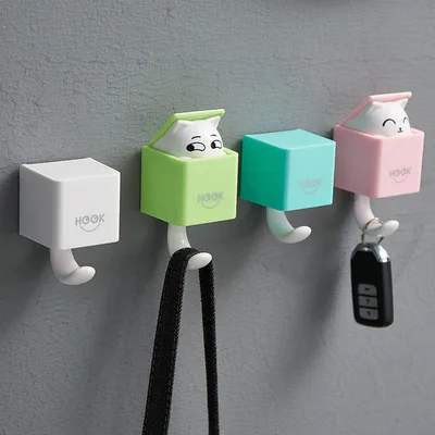 Cat Coat Hook Wall Hanging Set - Shop at LoveMi