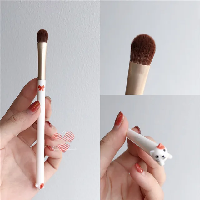 Super Soft Girly Heart Cute Cat Makeup Brush Eyeshadow Coloring Brush - Shop at LoveMi