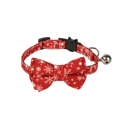 Christmas Bow Tie Dog Collar Pet Gift Red - Shop at LoveMi