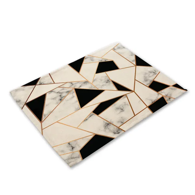 Modern Simple Cotton And Linen Cloth Art Western Placemat 46 Style - Shop at LoveMi