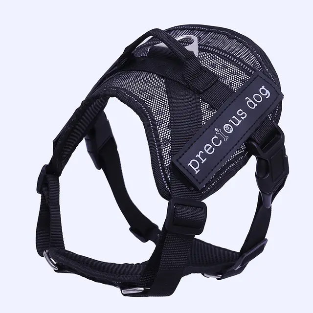 Adjustable dog traction chest and back Grey - Shop at LoveMi