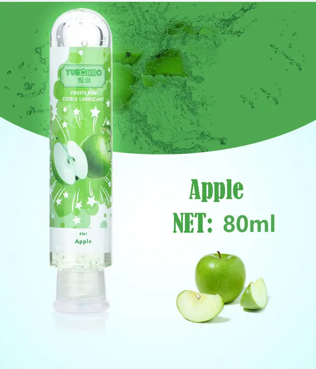 Water soluble fruit flavored human lubricant Apple - Shop at LoveMi