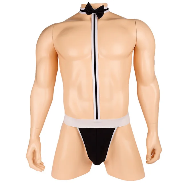 Men's sexy suspender jumpsuit Black - Shop at LoveMi
