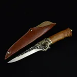 E Knife And Leather Case