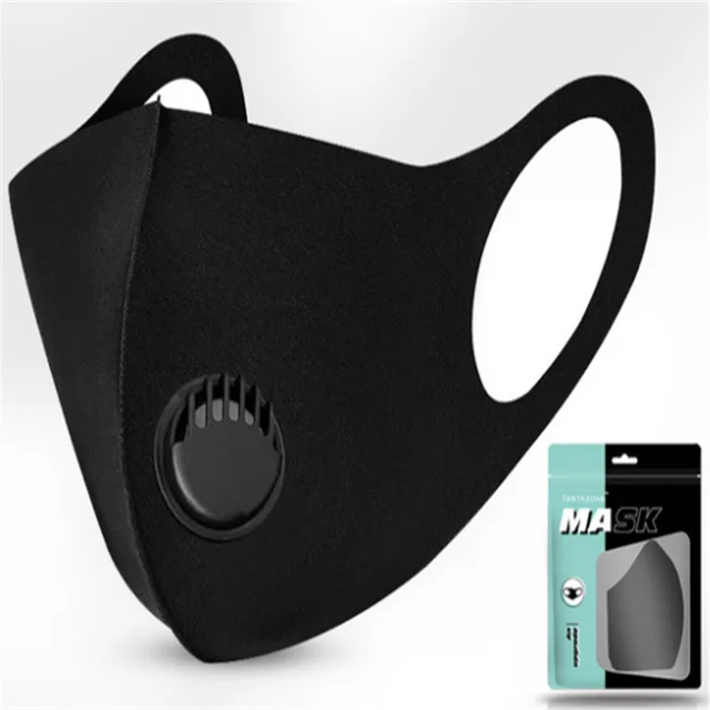 Spring and summer ice silk cotton mask Black - Shop at LoveMi