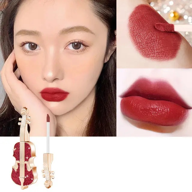 Violin Soft Mist Velvet Air Lip Glaze Is Not Easy To Fade Lipstick 666Style - Shop at LoveMi