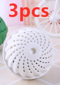 Spot New negative ion super magic decontamination laundry ball green white White 3Pcs - Shop at LoveMi