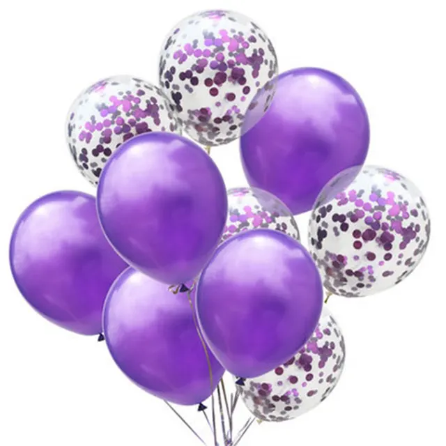 Birthday confetti balloons Purple - Shop at LoveMi