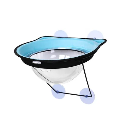 Hammock Space Capsule Suction Cup Type Cat Hanging Nest To Bask In The Sun Hanging Bed Blue - Shop at LoveMi
