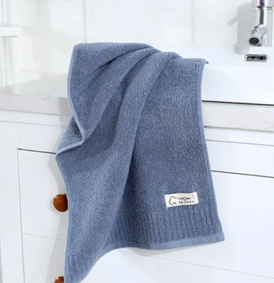 cotton soft and comfortable face towel Blue - Shop at LoveMi