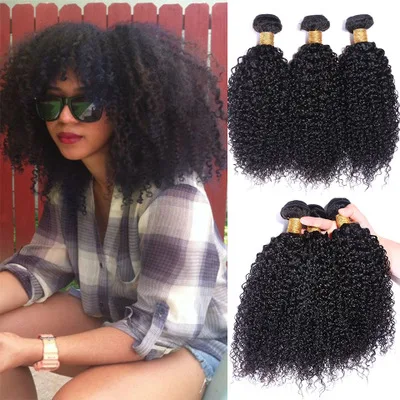 Brazil's explosion of African songs, human hair curtains, kinky curly, real wigs, hair 18Inch - Shop at LoveMi