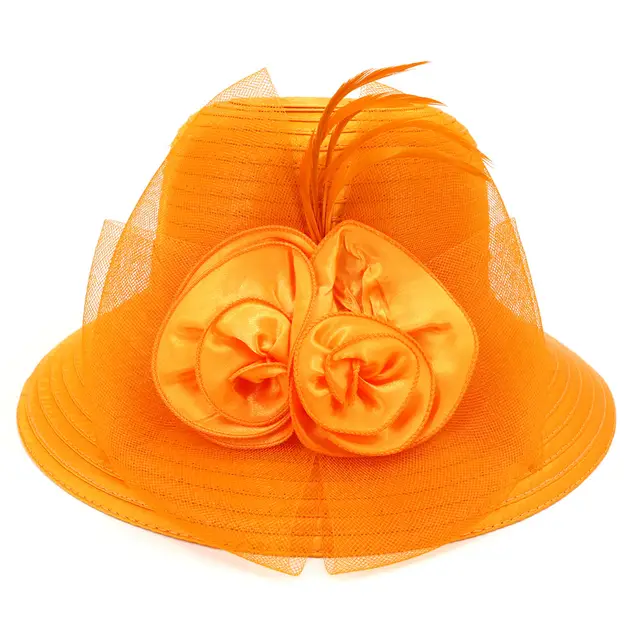 Organza sun hat Orange - Shop at LoveMi