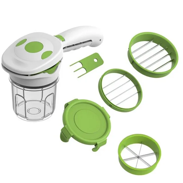 Five in one multi function vegetable cutter Green - Shop at LoveMi
