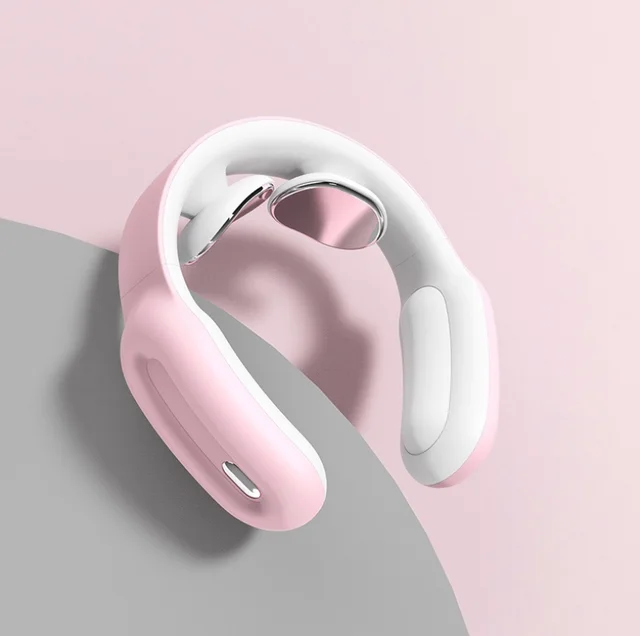 Cervical & Shoulder Massager Intelligent Remote Control Pink - Shop at LoveMi