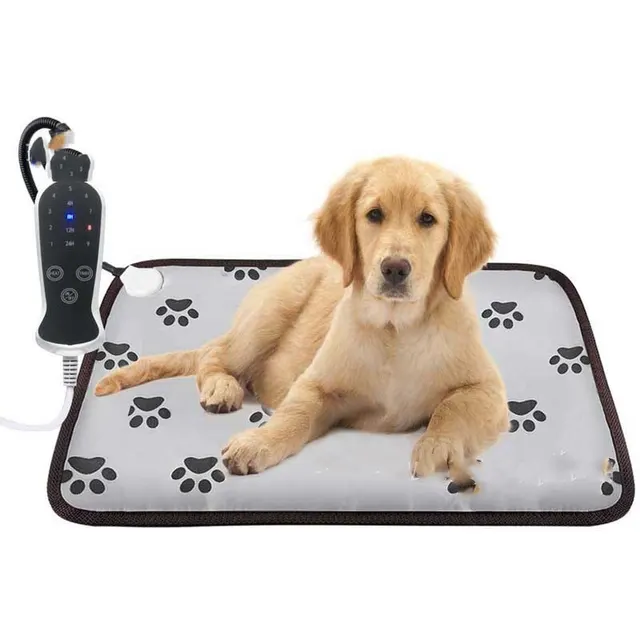 Pet Heating Pad For Dog Cat Heat Mat Indoor Electric Waterproof Dog Heated Pad With Chew Resistant Cord Winter Pet Blanket Warmer Footprint 9 Gears - Shop at LoveMi