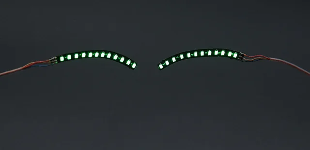 Handmade eyelash lamp Green - Shop at LoveMi