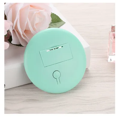 New charging portable smart beauty mirror HD makeup mirror LED portable light mirror light makeup mirror with light Green Battery - Shop at LoveMi