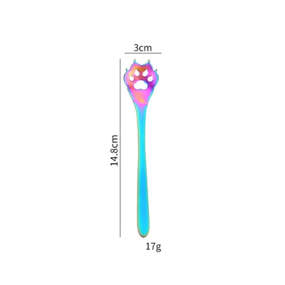 Creative Cartoon Dog Paw Hollow Mixing Spoon Colour - Shop at LoveMi