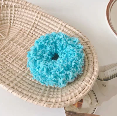 Luminous Hair Circle Plush Head Rope Lady Blue - Shop at LoveMi