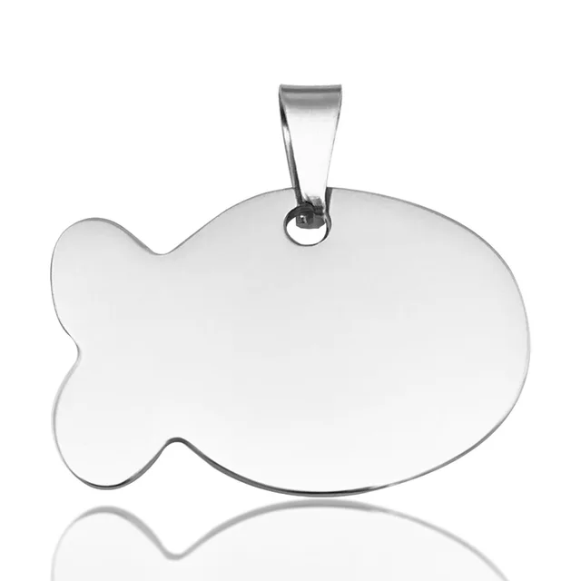 Stainless Steel Dog Tag Necklace Titanium Steel Pet Identity Tag Listing A21 - Shop at LoveMi