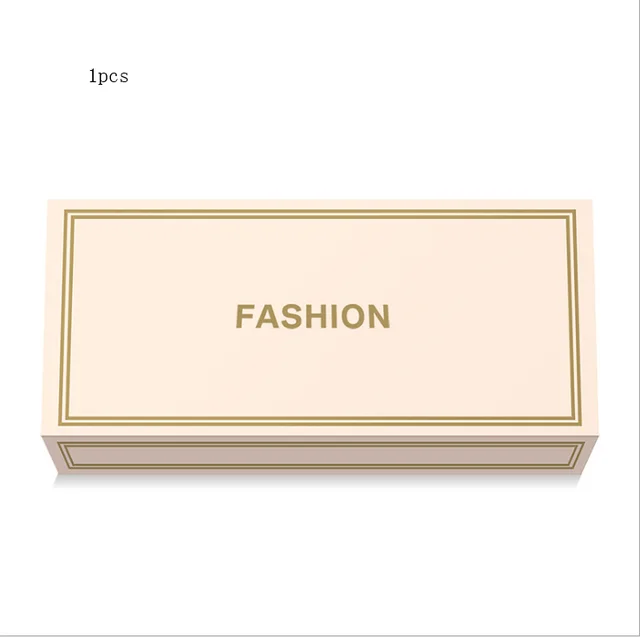 New glasses case set ladies fashion zenith cover box white leather glasses box D Glasses Case - Shop at LoveMi