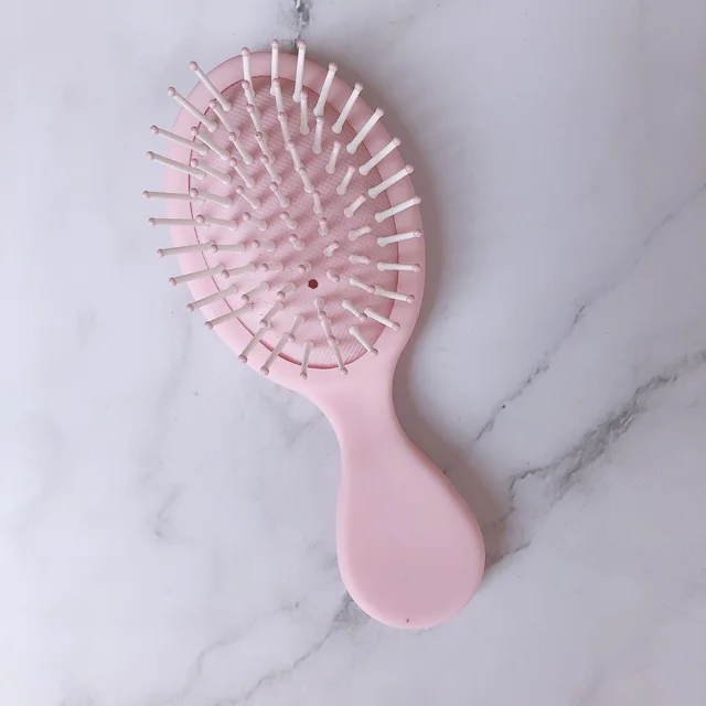 The Cute Mini Massage Cushion Comb Is Small And Portable Pink - Shop at LoveMi