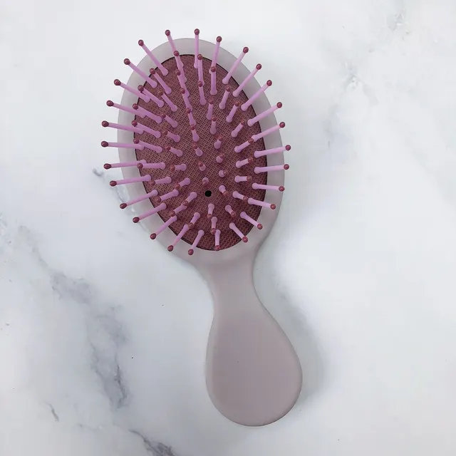 The Cute Mini Massage Cushion Comb Is Small And Portable Purple - Shop at LoveMi