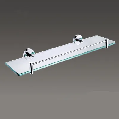 Towel rack set 304 stainless steel bathroom bathroom hardware pendant set Glass Shelf - Shop at LoveMi