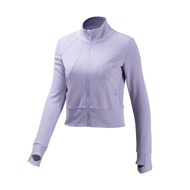 Fitness Wear Autumn And Winter Sports Coat For Women Running Purple - Shop at LoveMi