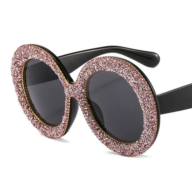 Classic handmade diamond sunglasses Black Powder - Shop at LoveMi