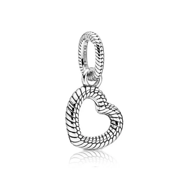 S925 Sterling Silver Jewelry Bracelet DIY Bead Accessories Striped Love - Shop at LoveMi