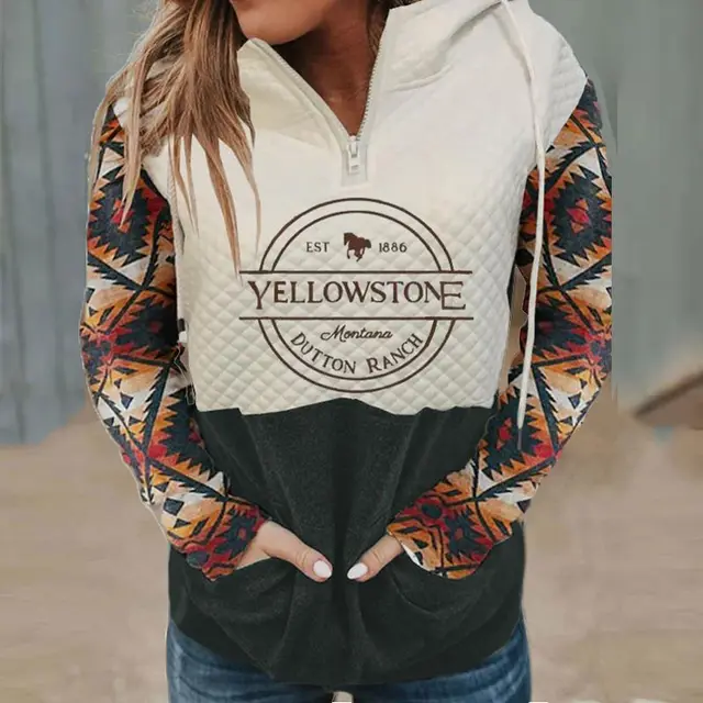 Zip Hooded Sweatshirt Round Grey - Shop at LoveMi