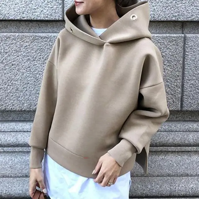 Short heavy sweater Khaki - Shop at LoveMi
