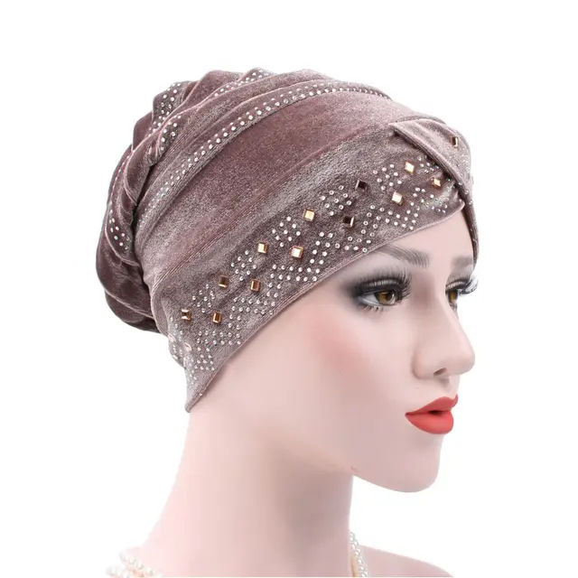 Hand cut hot drill long cap Grey Pink - Shop at LoveMi