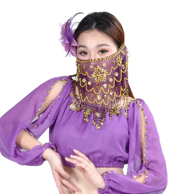Belly Dance Veil Purple - Shop at LoveMi