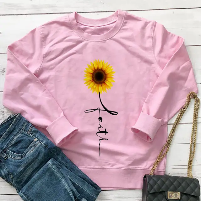 Sunflower Fashion and Interesting Foreign Trade Sweater Pink - Shop at LoveMi