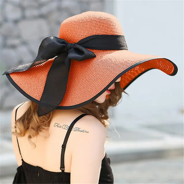 Summer sun hat Orange - Shop at LoveMi