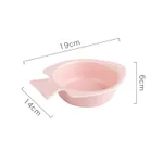 Ceramic cat bowl - Pink