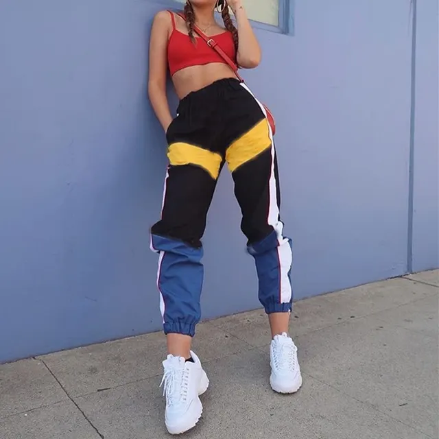 Casual pencil pants with buckle sweatpants Black - Shop at LoveMi