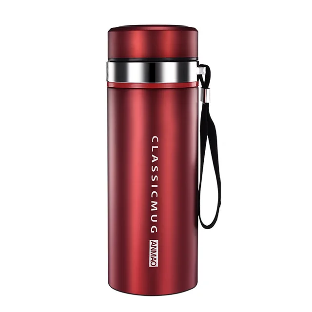 Stainless steel outdoor portable thermos cup Red - Shop at LoveMi