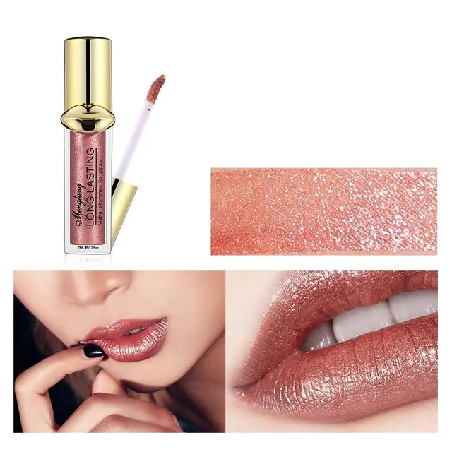 Metallic Pearlescent Matte Lip Gloss Color Seven - Shop at LoveMi