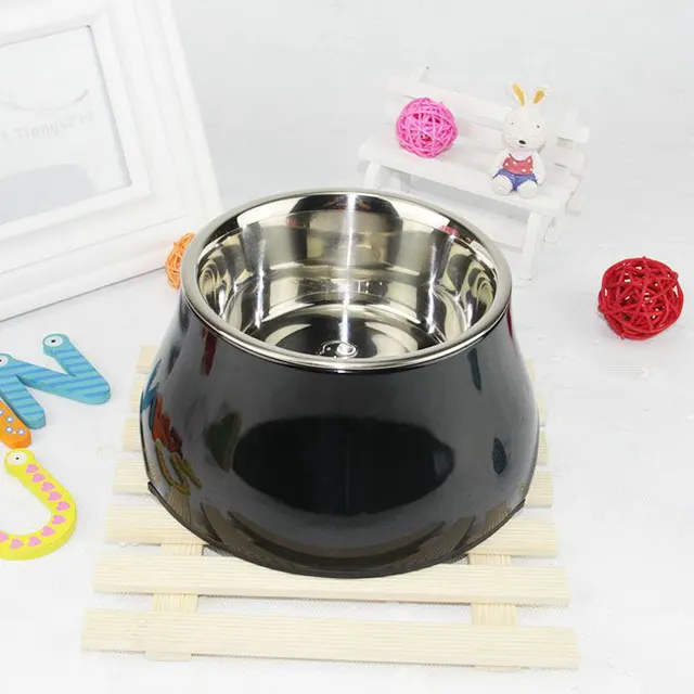 Top foot Single Mouth Non slip Pet Bowl Black - Shop at LoveMi